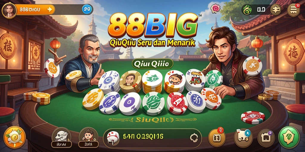 Tampilan menarik dari gameplay QiuQiu 88BIG.