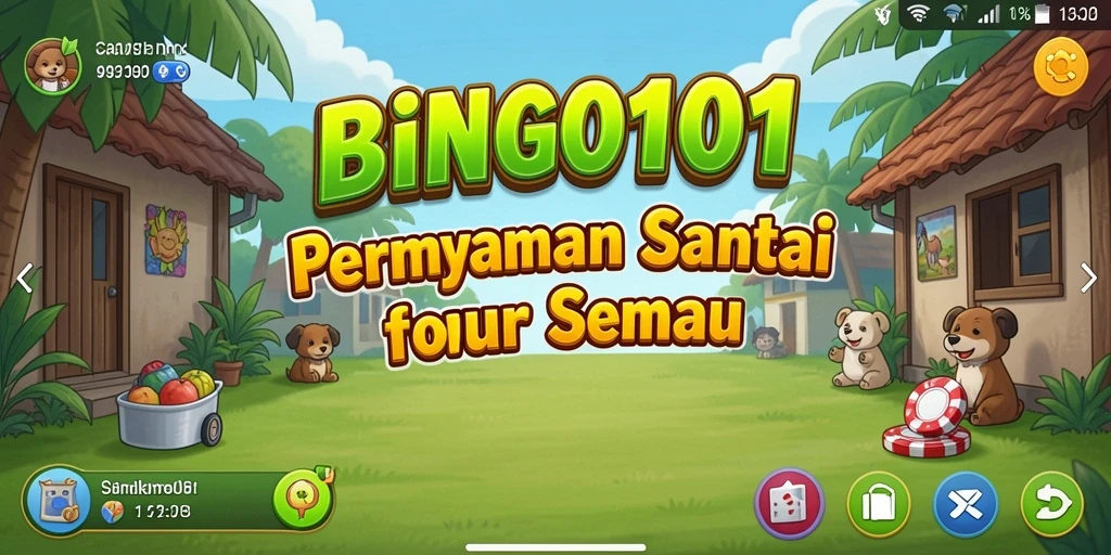 Tampilan menarik dari gameplay BINGO101 yang bikin ketagihan.