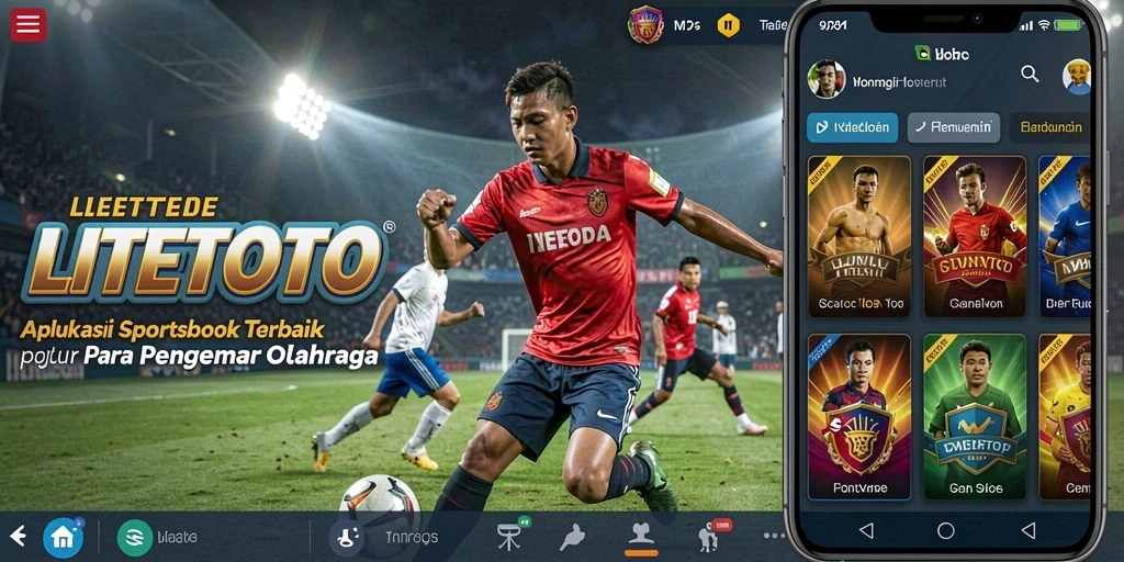Tangkapan layar LITETOTO menampilkan fitur taruhan olahraga yang menarik.