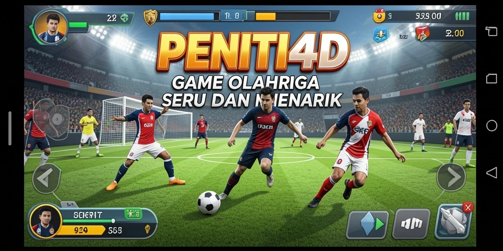 Tangkapan layar gameplay <strong>PENITI4D</strong> menunjukkan momen seru di berbagai pertandingan olahraga.
