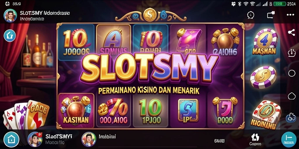 Tampilan menarik gameplay SLOTSMY dengan efek visual yang menakjubkan.