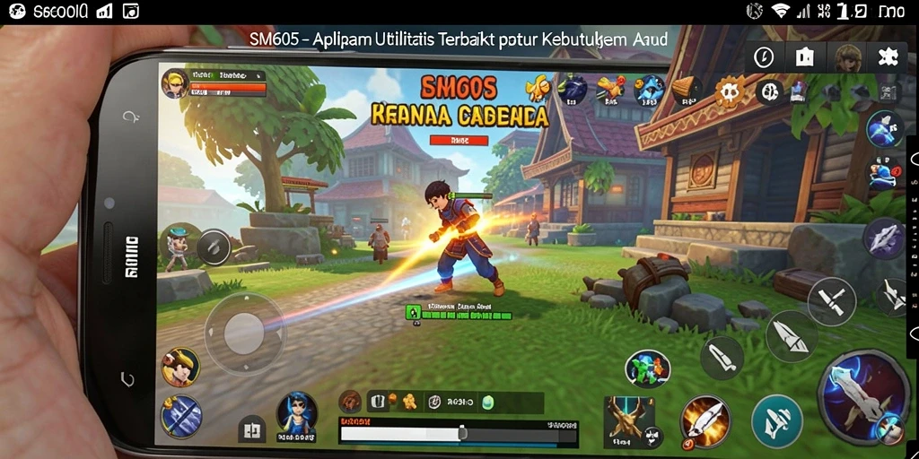 Screenshot SM605 menunjukkan antarmuka pengguna yang bersih dan fungsional.
