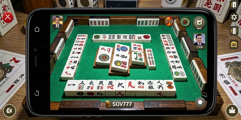 Gameplay SOV777 menampilkan pengalaman Mahjong yang mengasyikkan.