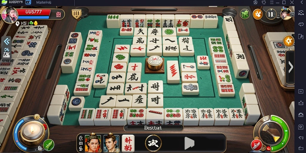 Tampilan gameplay UUS777 yang menarik dalam permainan Mahjong.